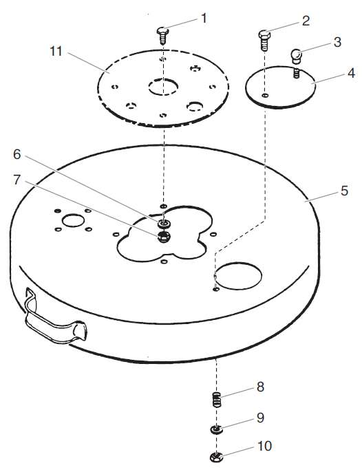 Commander Pump Mount Drum Cover Parts Commander Pump Mount Drum Cover Parts